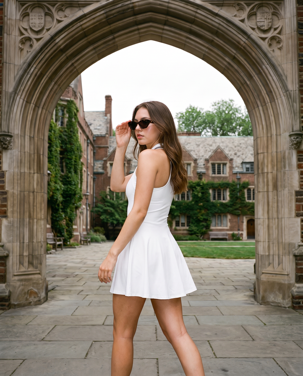 V-neck Tennis Dress